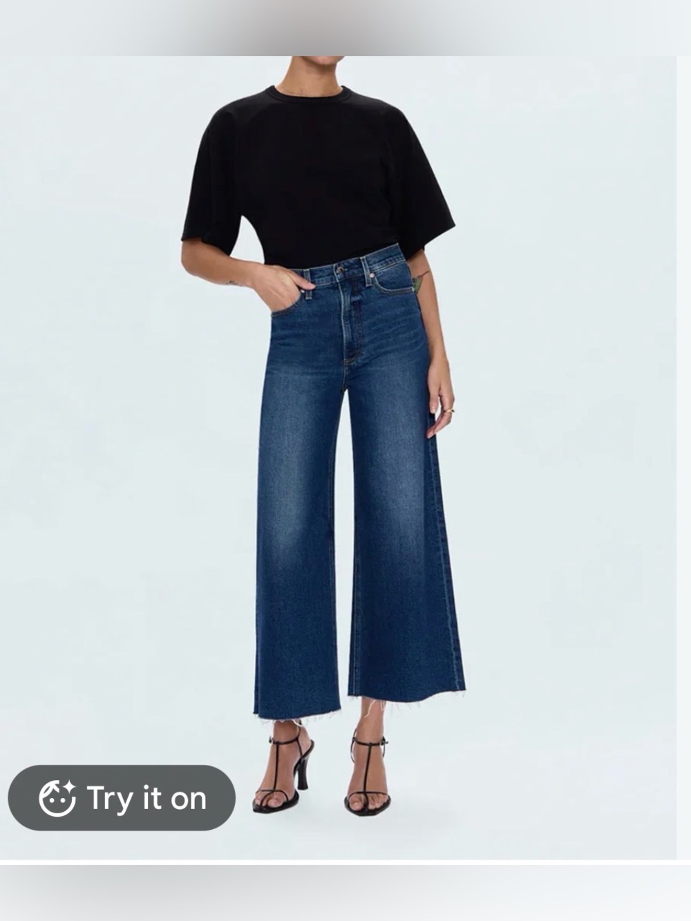 Pistola Lana Ultra High Rise Wide Leg Crop